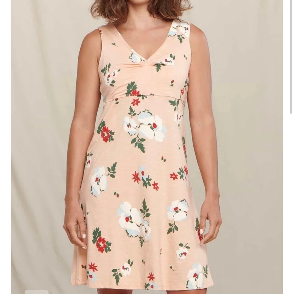 Toad And Co Rosemarie Sleeveless Dress Buckthorn Floral